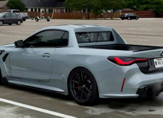 Se compra un BMW M4 nuevo y lo convierte en un pick-up BMW M4 Pick-up