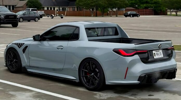 Se compra un BMW M4 nuevo y lo convierte en un pick-up BMW M4 Pick-up