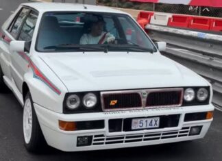 Fernando Alonso conduce un Lancia Deltra Integrale muy exclusivo en Mónaco Fernando Alonso Lancia Delta Integrale