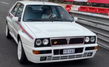 Fernando Alonso conduce un Lancia Deltra Integrale muy exclusivo en Mónaco Fernando Alonso Lancia Delta Integrale