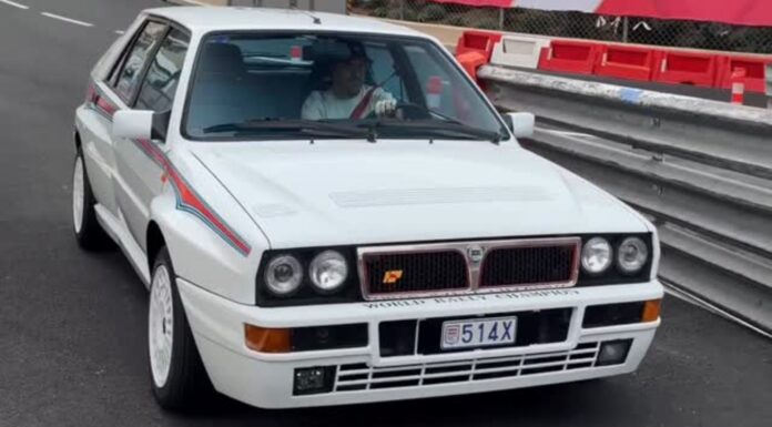 Fernando Alonso conduce un Lancia Deltra Integrale muy exclusivo en Mónaco Fernando Alonso Lancia Delta Integrale