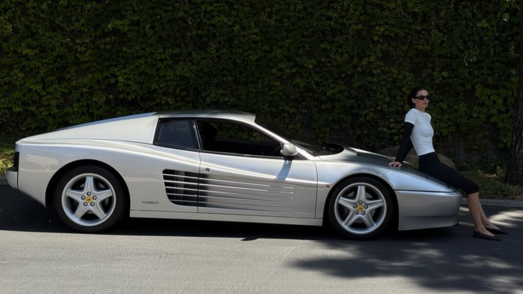 Kendall Jenner Ferrari 512 TR