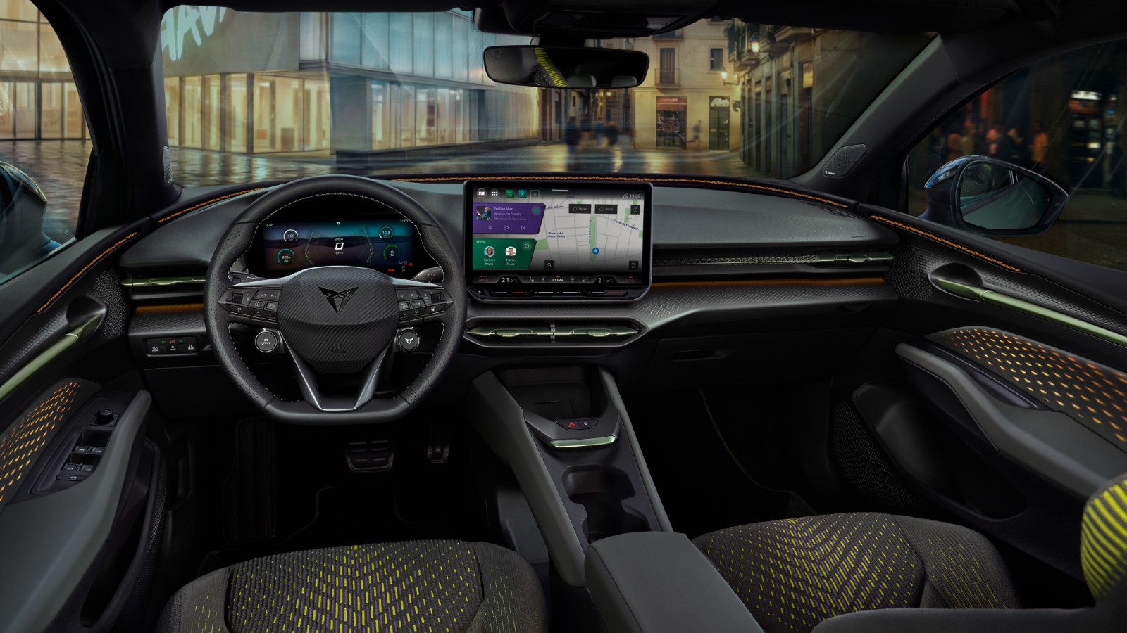 Interior del CUPRA Raval VZ Interior del CUPRA Raval VZ