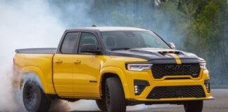 Ram 1500 Rumble Bee SRT, con motor V8 Hellcat y 787 CV, el pick-up más salvaje que existe Ram 1500 Rumble Bee SRT