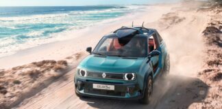 Renault 4 JP4x4 Concept, versión descapotable con tracción total y una tabla de surf en el techo para Roald Garros 2026 Renault 4 JP4x4 Concept