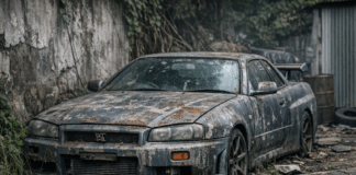 Restaura un Nissan Skyline GT-R R34 que compró completamente destrozado por 1.000 dólares Restaura Nissan Skyline GT-R R34