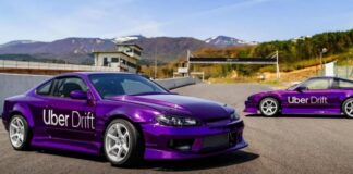 Uber lanza un servicio de drifting en Japón con dos icónicos JDM en un circuito Uber drfting
