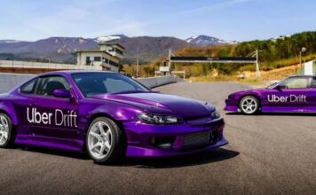 Uber lanza un servicio de drifting en Japón con dos icónicos JDM en un circuito Uber drfting