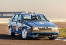 A la venta un raro Alfa Romeo 75 Grupo A de la Policía italiana que participó en numerosas carreras Venta Alfa Romeo 75 Grupo A de la Policía italiana