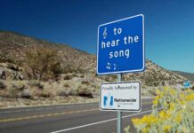 La carretera musical, un tramo de la Ruta 66 reproduce la melodía de una canción popular si se circula a 50 km/h Carretera Musical Ruta 66