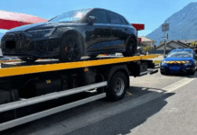 La Policía intercepta un Audi RS3 a 287 km/h y el conductor se enfrenta a una multa récord