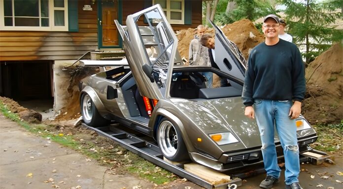Un ingeniero construye una réplica del Lamborghini Countach en un sótano durante 17 años Réplica Lamborghini Countach
