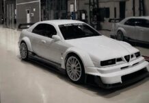 55-SGT, el espectacular restomod del Alfa Romeo 155 DTM Restomod Alfa Romeo 155 DTM