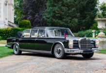 A subasta un Mercedes-Benz 600 Pullman Landaulet, la limusina de los dictadores, que podría alcanzar 1.800.000 euros Subasta Mercedes-Benz 600 Pullman Landaulet