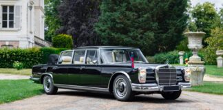 A subasta un Mercedes-Benz 600 Pullman Landaulet, la limusina de los dictadores, que podría alcanzar 1.800.000 euros Subasta Mercedes-Benz 600 Pullman Landaulet