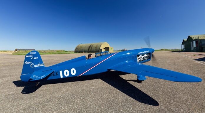 El legendario Renault Caudron Rafale C.460 de 1934, que da nombre al Renault Rafale, está listo para volver a surcar los cielos Renault Caudron Rafale C.460
