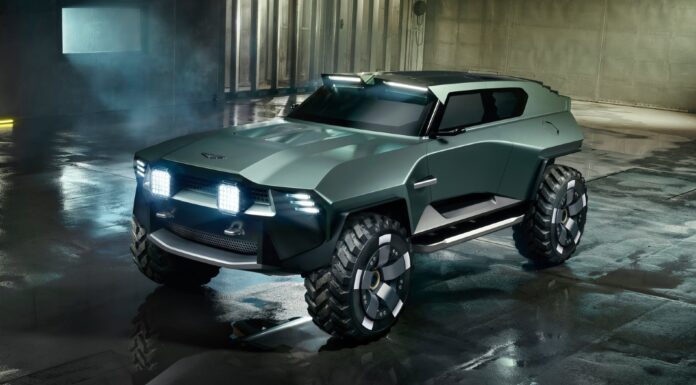 Aston Martin Dreadnought Concept, un todoterreno militar con motor V12 creado para el nuevo Call of Duty: Modern Warfare 4 Aston Martin Dreadnought Concept