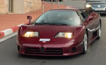 Fernando Alonso sorprende conduciendo un Bugatti EB110 GT en Mónaco como el que tuvo Michael Schumacher Fernando Alonso Bugatti EB110 GT
