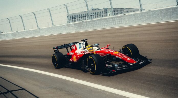Ferrari ya ha probado MadRing, Hamilton y Leclerc estrenaron el circuito del Gran Premio de España de F1 Ferrari MadRing