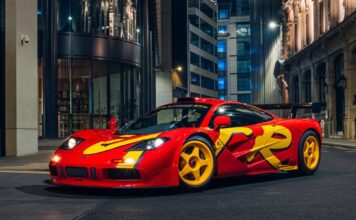 A subasta el McLaren F1 GTR de Nick Mason, baterista de Pink Floyd. Podría superar los 30 millones de euros a pesar de haber sufrido dos accidentes Subasta McLaren F1 GTR Nick Manson