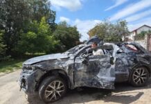 ¡Increíble! Un Volkswagen Touareg sobrevive al impacto de un misil balístico cercano y vuelve a arrancar Volkswagen Touareg sobrevive a un misil balístico