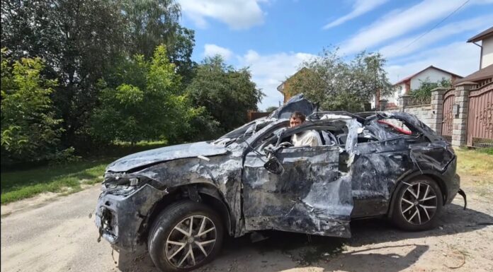 ¡Increíble! Un Volkswagen Touareg sobrevive al impacto de un misil balístico cercano y vuelve a arrancar Volkswagen Touareg sobrevive a un misil balístico