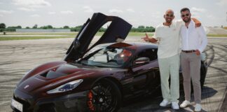Will Smith se marca unos donuts con un Rimac Nevera junto a Mate Rimac en su vista a la fábrica Will Smith Rimac