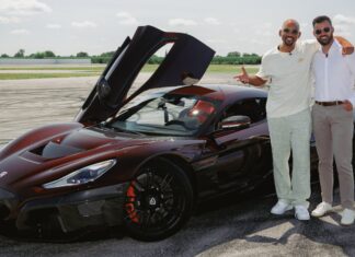 Will Smith se marca unos donuts con un Rimac Nevera junto a Mate Rimac en su vista a la fábrica Will Smith Rimac