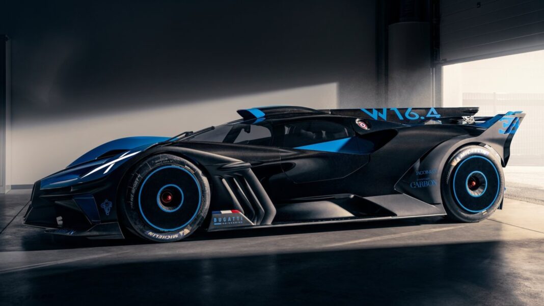 Bugatti Bolide downforce