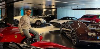 Cristiano Ronaldo presume de su espectacular y millonario garaje de coches Garaje de Cristiano Ronaldo
