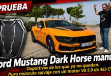 PRUEBA del Ford Mustang Dark Horse manual 2026: "Entiendo por qué es el deportivo más vendido del mundo"