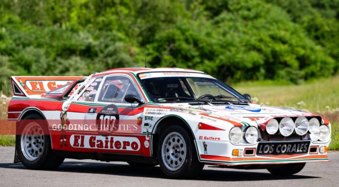 A subasta en Pebble Beach un Lancia Rally 037 Evolution II que compitió en el Campeonato de España de Rallyes Subasta Lancia Rally 037