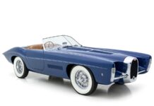 Este Bugatti Type 101C-X de 1965 con carrocería Ghia y motor sobrealimentado fue el último intento de la marca de reconstruirse tras la Segunda Guerra Mundial Bugatti Type 101C-X