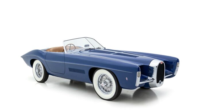 Este Bugatti Type 101C-X de 1965 con carrocería Ghia y motor sobrealimentado fue el último intento de la marca de reconstruirse tras la Segunda Guerra Mundial Bugatti Type 101C-X
