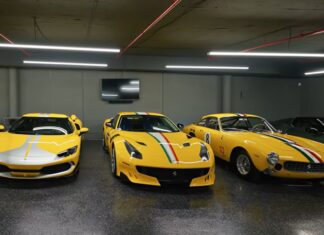Ferrari hizo 70 unidades del F12tdf por su 70º aniversario, pero terminó haciendo una más para un coleccionista, como homenaje de su 250 GT Lusso Competizione de 1964 Un homenaje Ferrari 250 GT Lusso Competizione 1964