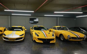 Ferrari hizo 70 unidades del F12tdf por su 70º aniversario, pero terminó haciendo una más para un coleccionista, como homenaje de su 250 GT Lusso Competizione de 1964 Un homenaje Ferrari 250 GT Lusso Competizione 1964