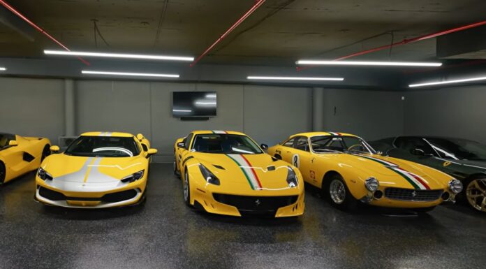 Ferrari hizo 70 unidades del F12tdf por su 70º aniversario, pero terminó haciendo una más para un coleccionista, como homenaje de su 250 GT Lusso Competizione de 1964 Un homenaje Ferrari 250 GT Lusso Competizione 1964