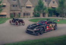 El Ford Mustang IMSA GTD Pro recibe una decoración inspirada en el ‘Sweepstakes’ con el que Henry Ford ganó su primera carrera en 1901 Mustang IMSA GTD Pro