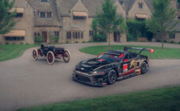 El Ford Mustang IMSA GTD Pro recibe una decoración inspirada en el ‘Sweepstakes’ con el que Henry Ford ganó su primera carrera en 1901 Mustang IMSA GTD Pro