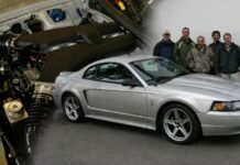 Unos ingenieros de Ford construyeron un Mustang con motor V10 atmosférico de 5.8 litros que la marca no quiso producir en serie Ford Mustang V10 secreto