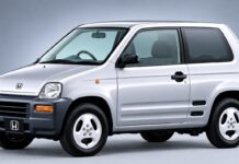 Este Honda Z fue un kei car lanzado en 1998 que recuperó un nombre original de los 70 y tiene algo en común con el Bugatti Veyron