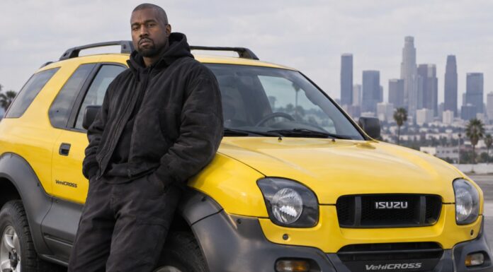 Kayne West conduce un Isuzu VehiCROSS, un todoterreno que parece diseñado por IA y con un motor V6 de 3.5 litros Kayne West conduce un Isuzu VehiCROSS