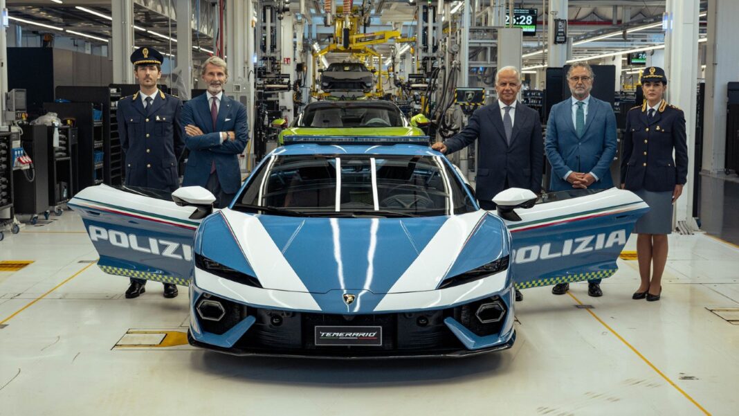 lamborghini-temerario-policia-italiana Lamborghini Temerario Policía italiana