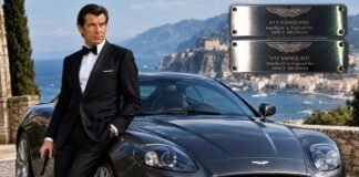 Pierce Brosnan peleó para que Aston Martin le regalara un V12 Vanquish inspirado en el de la película ‘Muere otro día’, pero quedó destruido en un incendio años más tarde