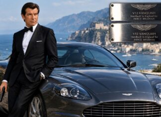 Pierce Brosnan peleó para que Aston Martin le regalara un V12 Vanquish inspirado en el de la película ‘Muere otro día’, pero quedó destruido en un incendio años más tarde
