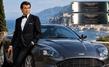 Pierce Brosnan peleó para que Aston Martin le regalara un V12 Vanquish inspirado en el de la película ‘Muere otro día’, pero quedó destruido en un incendio años más tarde