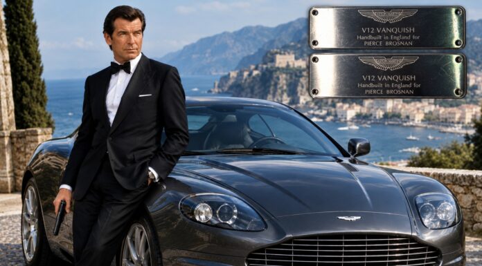 Pierce Brosnan peleó para que Aston Martin le regalara un V12 Vanquish inspirado en el de la película ‘Muere otro día’, pero quedó destruido en un incendio años más tarde