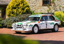 A subasta un Lancia Delta S4 Corsa Grupo B, el coche de pruebas del equipo oficial Lancia Martini Racing Team, pilotado por Miki Biasion y Markku Alén Subasta Lancia Delta S4 Corsa Grupo B