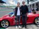 Walter Röhrl conduce un Porsche Carrera GT con Sébastien Ogier de copiloto Walter Röhrl conduce un Porsche Carrera GT con Sébastien Ogier