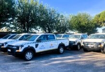 KGM entrega 51 vehículos al Ejército del Aire y del Espacio, entre el Musso Sport y el Rexton Pro, para labores de vigilancia, transporte y representación KGM entrega 51 vehículos al Ejército del Aire y del Espacio